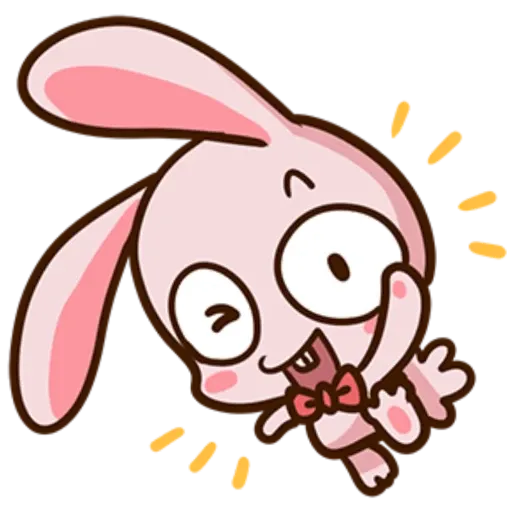 Pink Rabbit 2🐇 - Sticker 4