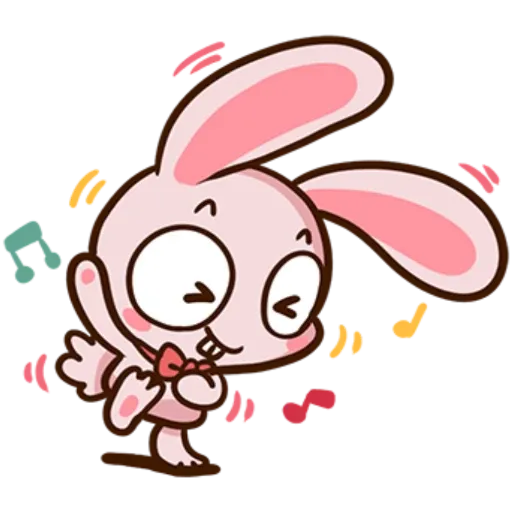 Pink Rabbit 2🐇 - Sticker 3