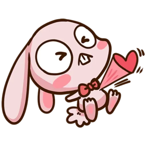 Pink Rabbit 2🐇 - Sticker 8