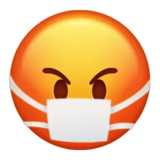 Mask emoji - Sticker 7