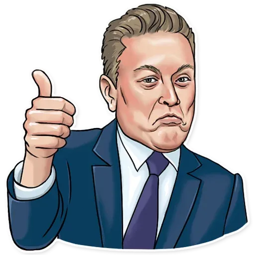 Elon Musk - Sticker