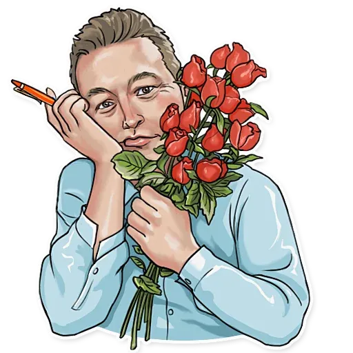 Elon Musk - Sticker 8