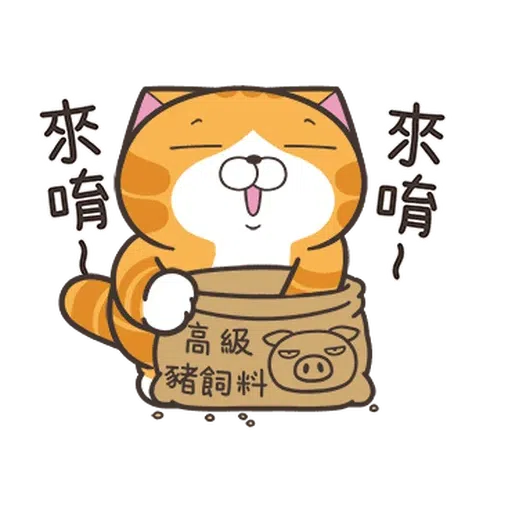 白爛貓28•動不停- Sticker