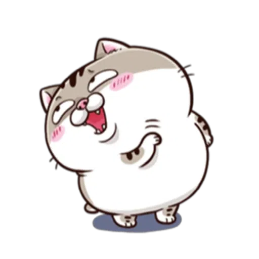 Fat Cat Ami - Sticker 4
