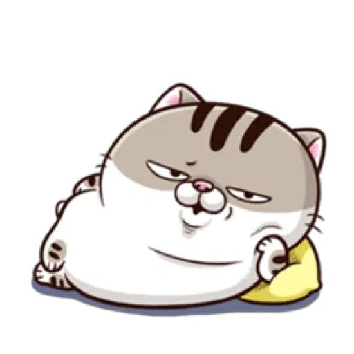 Fat Cat Ami- Sticker