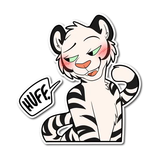 White Tiger - Sticker 5