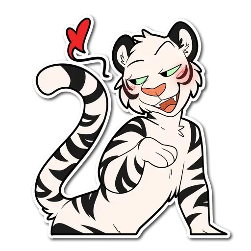 White Tiger - Sticker 2