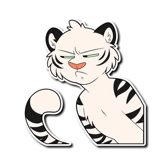 White Tiger - Sticker 6
