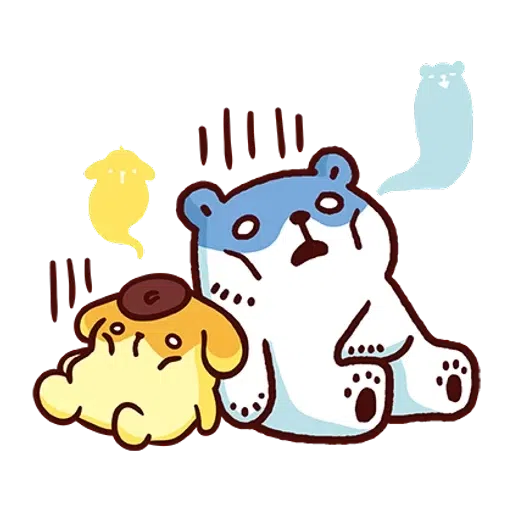 布丁狗×白白日記-2- Sticker