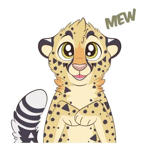 Sage cheetah - Sticker 2
