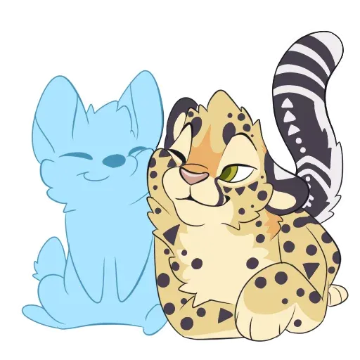 Sage cheetah - Sticker 8