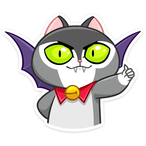 Vamp Cat - Sticker 3
