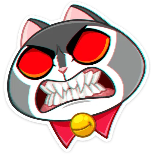Vamp Cat- Sticker