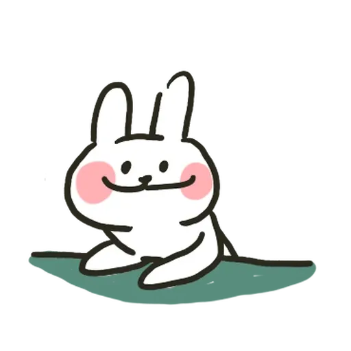 Hello rabbit- Sticker