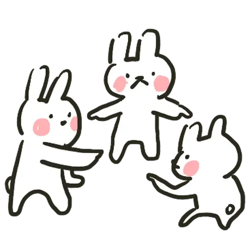 Hello rabbit - Sticker